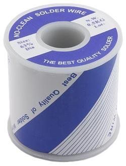 Leaded solder Sn63Pb37, 1,6mm, No clean 2%, 500g